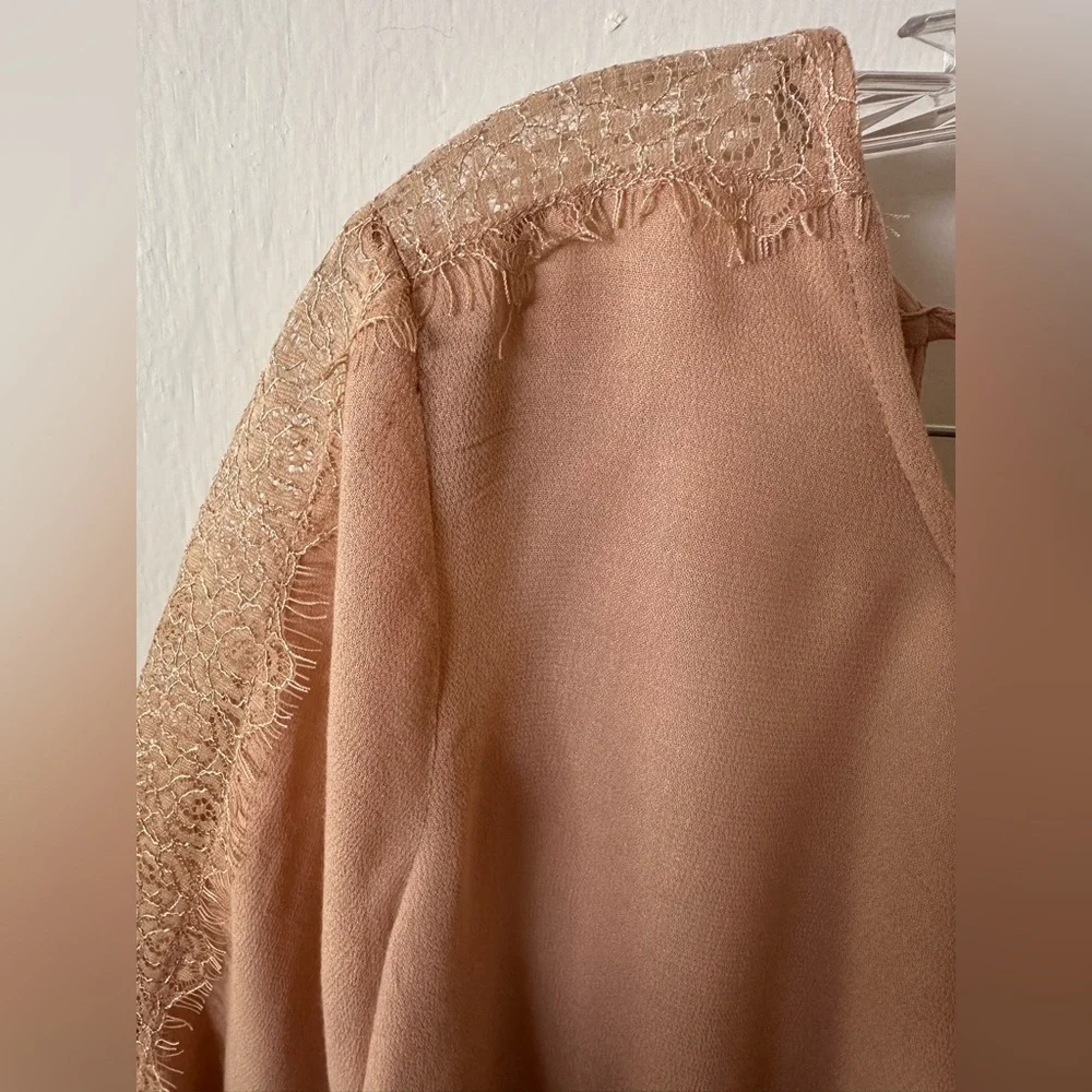 Bohemian Forever21 Tan Women's Top - Picture 3 of 5